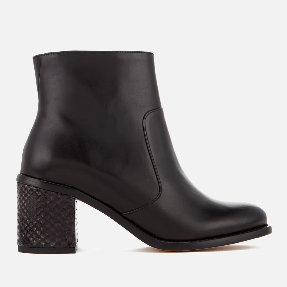 PS Paul Smith Women's Luna Leather Heeled Ankle Boots - Black Image 1