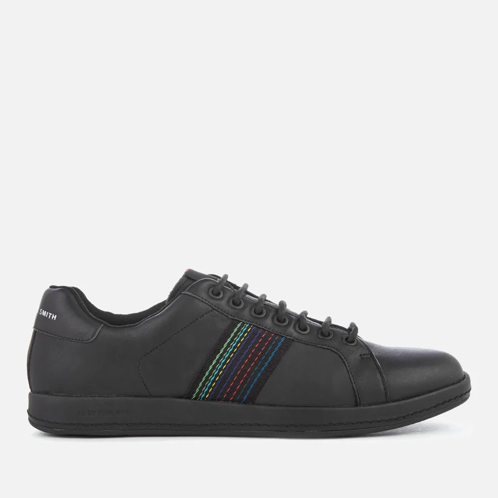 PS by Paul Smith Men's Lapin Leather Cupsole Trainers - Black Image 1