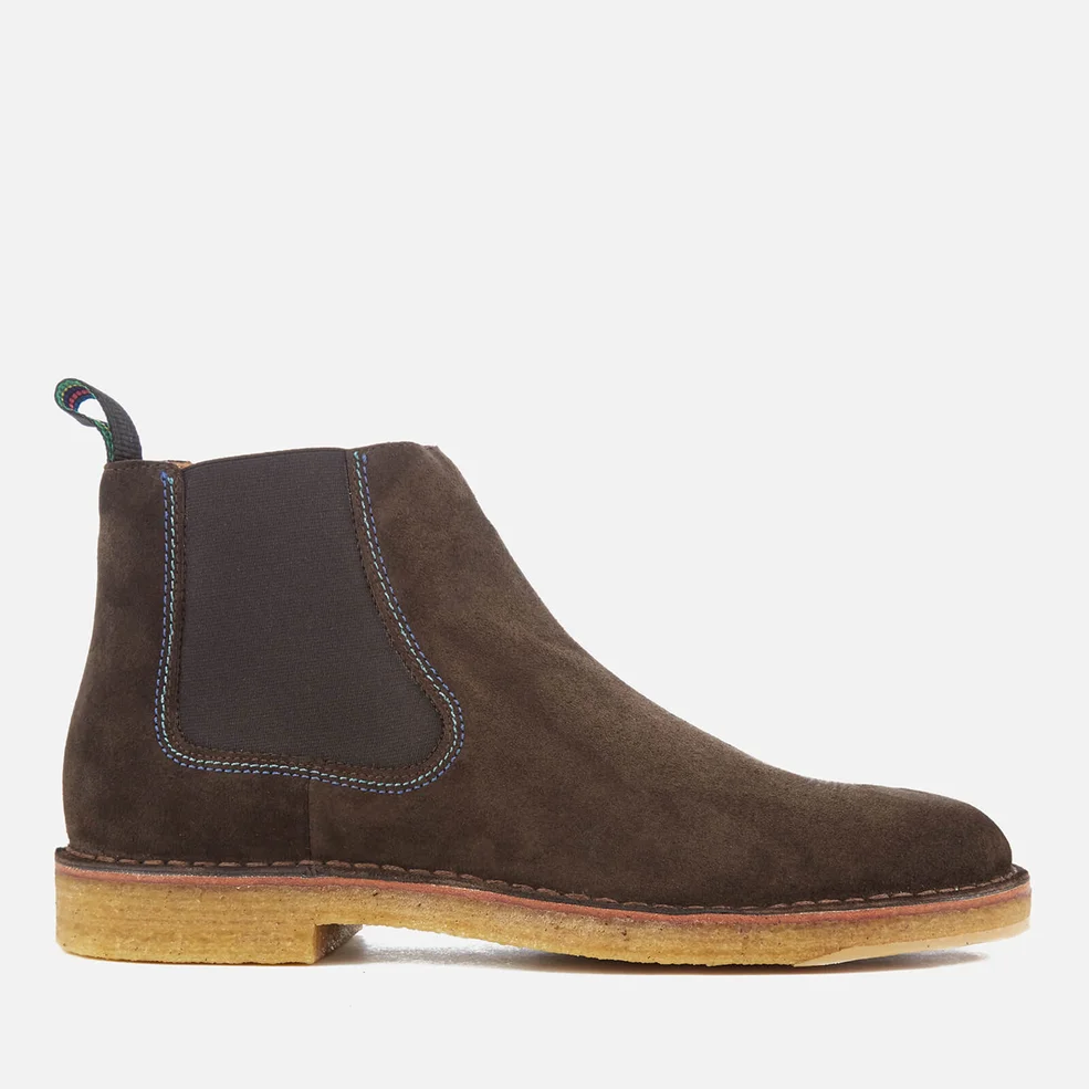 PS by Paul Smith Men's Dart Suede Chelsea Boots - Dark Brown Image 1
