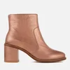 PS Paul Smith Women's Luna Leather Heeled Ankle Boots - Copper Metallic - Image 1