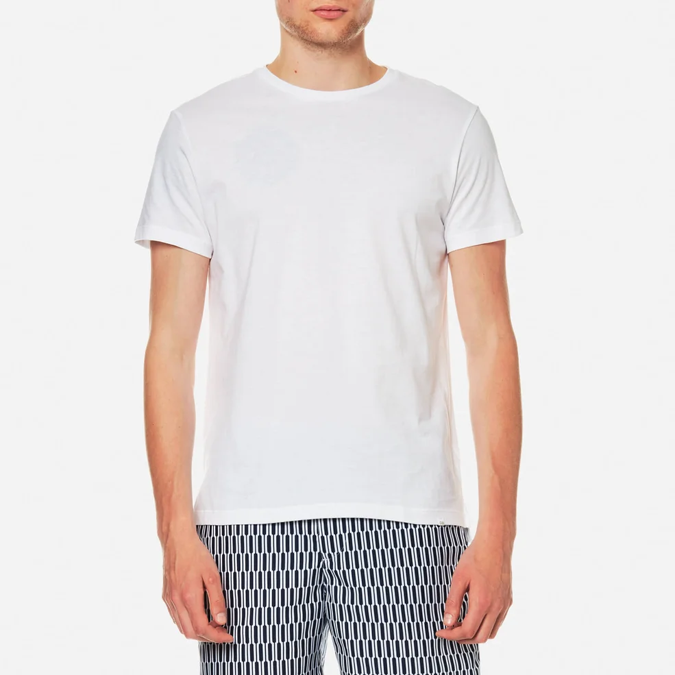 Orlebar Brown Men's Christopher Crew Neck T-Shirt - White Image 1