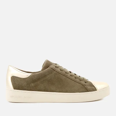 MICHAEL MICHAEL KORS Women's Frankie Low Top Trainers - Olive/Gold