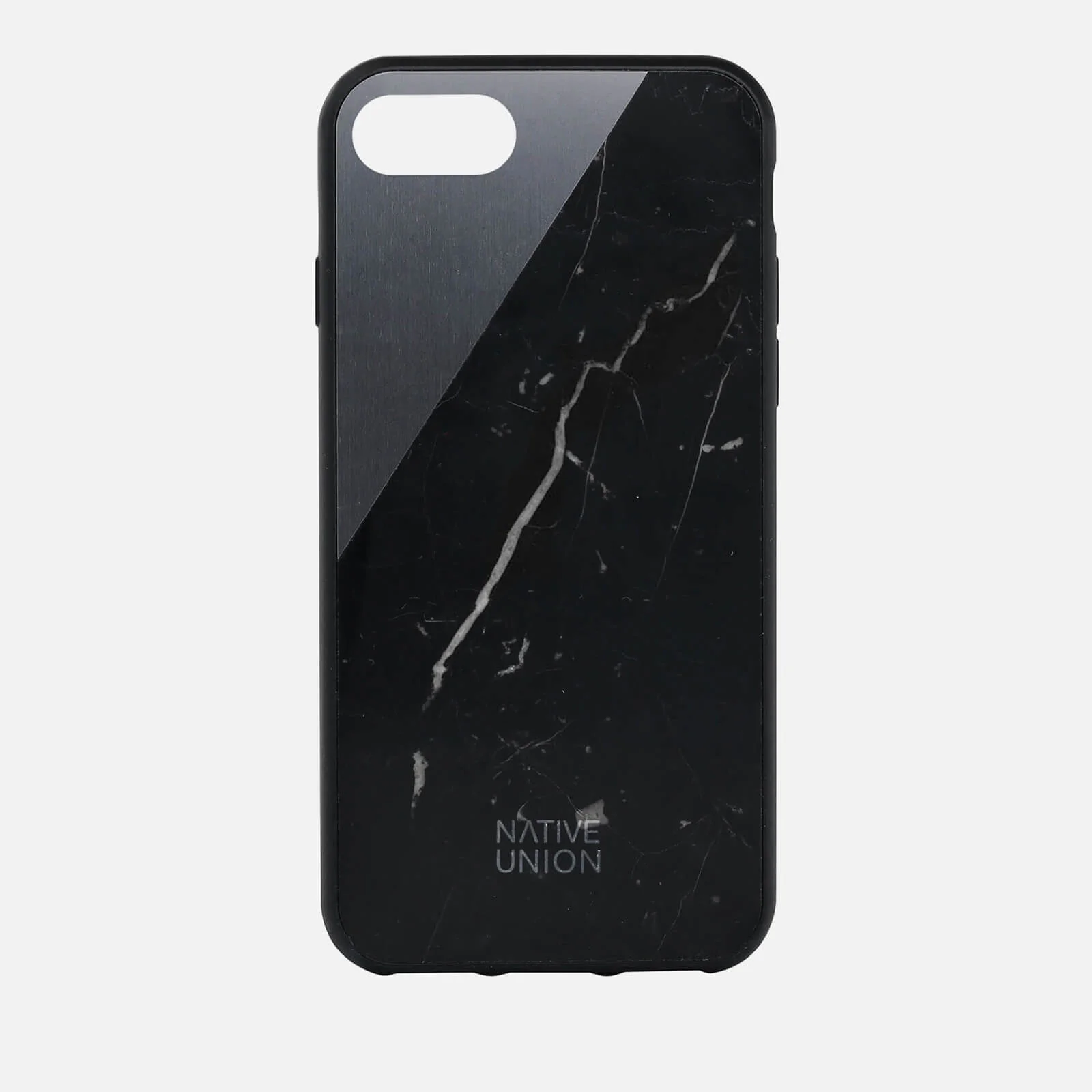 Native Union Clic Marble Metal iPhone 7 Case - Black Image 1