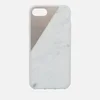 Native Union Clic Marble Metal iPhone 7 Case - White/Gold - Image 1