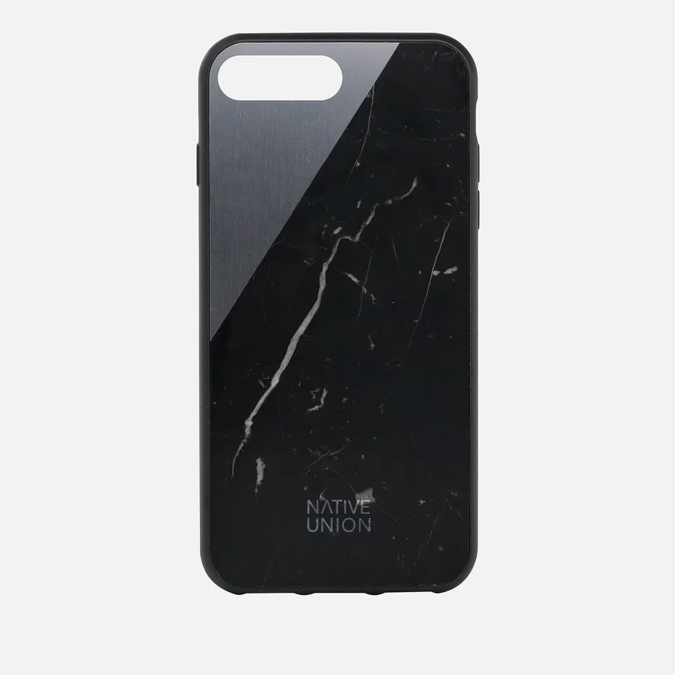 Native Union Clic Marble Metal iPhone 7 Plus Case - Black Image 1