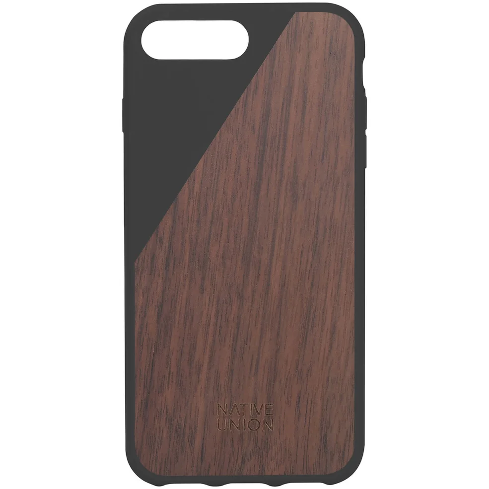Native Union Clic Wooden iPhone 7 Plus Case - Black Image 1