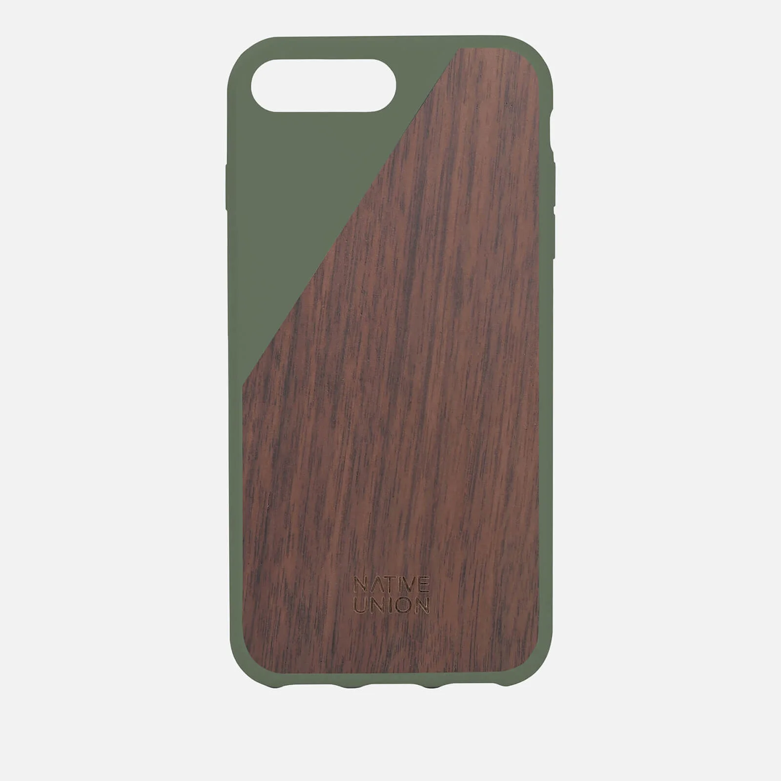 Native Union Clic Wooden iPhone 7 Plus Case - Olive Image 1