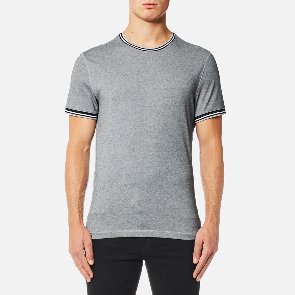 Michael Kors Men's Tipped Neck T-Shirt - Midnight Image 1