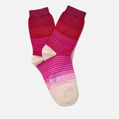 Paul Smith Women's Fade Stripe Socks - Pink