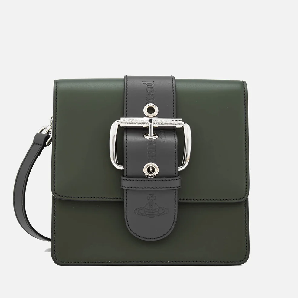 Vivienne Westwood Women's Alex Buckle Small Handbag - Green Image 1