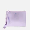 Vivienne Westwood Women's Venice Metallic Clutch Bag - Purple - Image 1