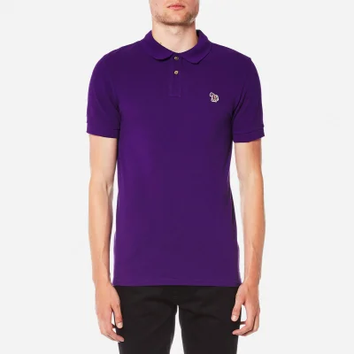 PS by Paul Smith Men's Slim Fit Zebra Logo Polo Shirt - Purple