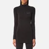FALKE Ergonomic Sport System Women's Zip Long Sleeve Top - Black - Image 1