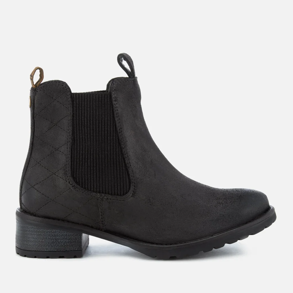 Barbour Women's Latimer Waxy Suede Chelsea Boots - Black Image 1
