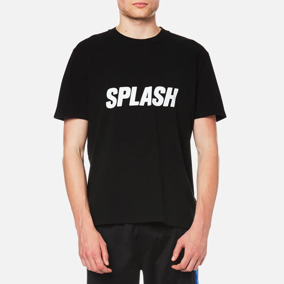 Our Legacy Men's Splash Print Box T-Shirt - Black Image 1