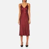 Helmut Lang Women's Deconstructed Slip Dress - Ruby - Image 1