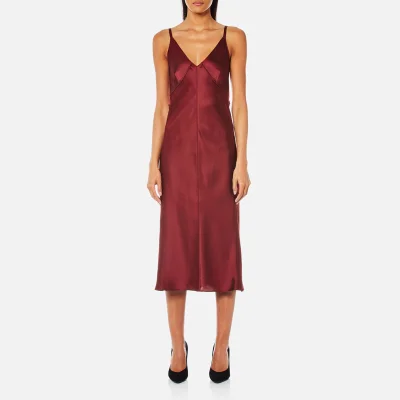 Helmut Lang Women's Deconstructed Slip Dress - Ruby