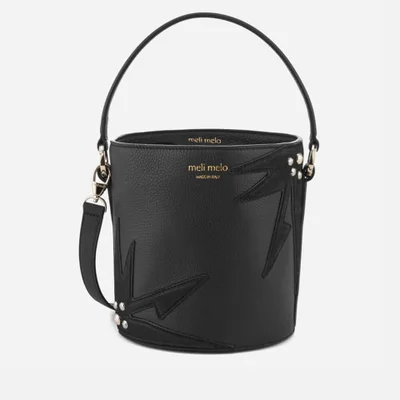 meli melo Women's Santina Mini Bucket Bag - Black/Wonderplant