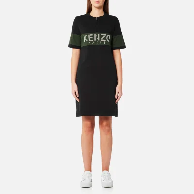 KENZO Women's Sport Zipped Dress - Black