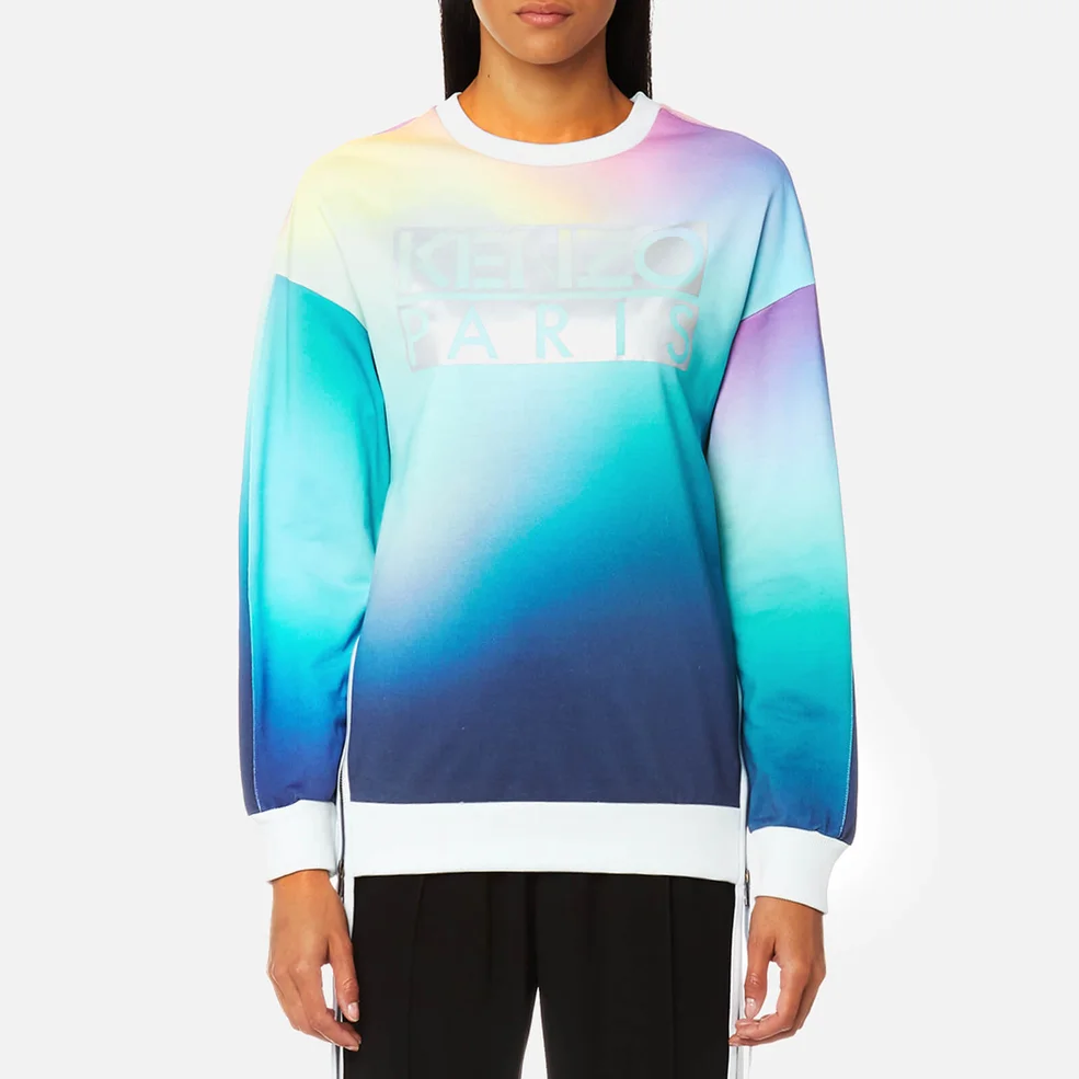 KENZO Women's Northern Lights Zipped Sweatshirt - Multi Image 1