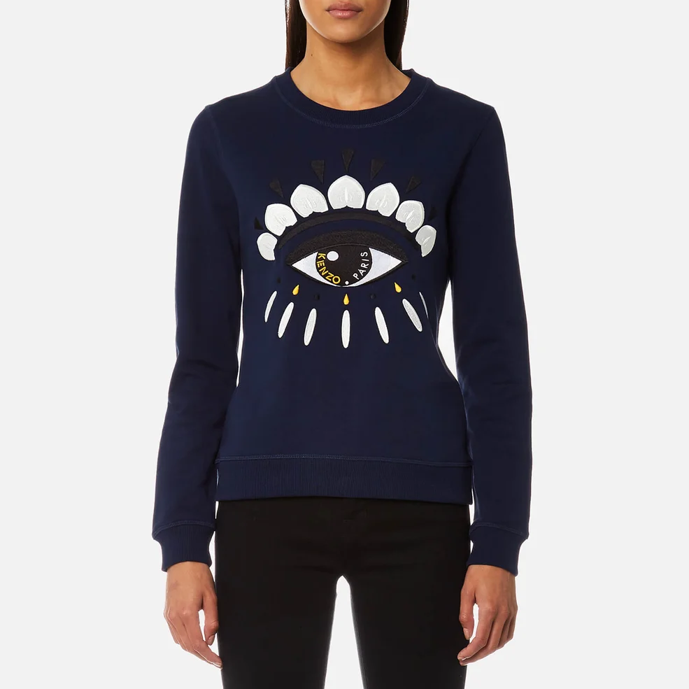 KENZO Women's Eye Classic Sweatshirt - Midnight Blue Image 1