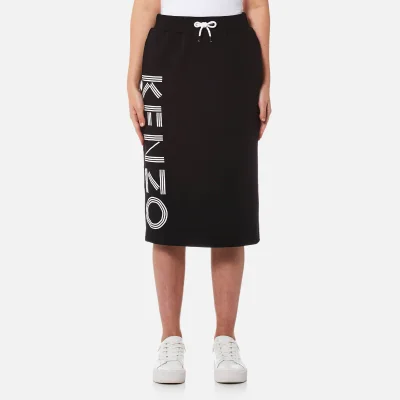 KENZO Women's Midi Jog Skirt - Black
