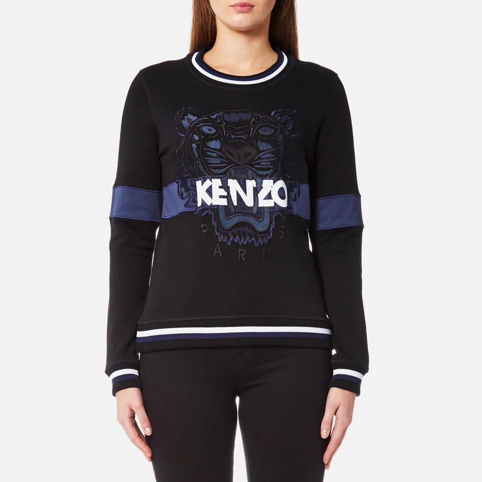 KENZO Women's Urban Tiger Molleton Sweatshirt - Black Image 1