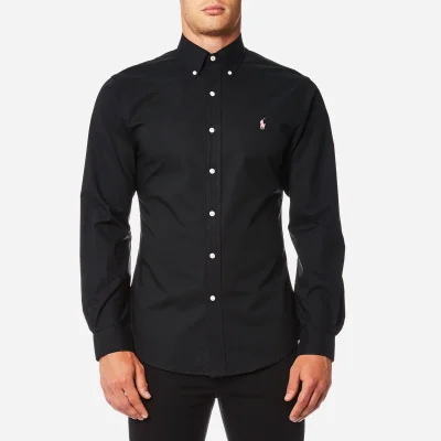 Polo Ralph Lauren Men's Slim Fit Poplin Shirt - Black