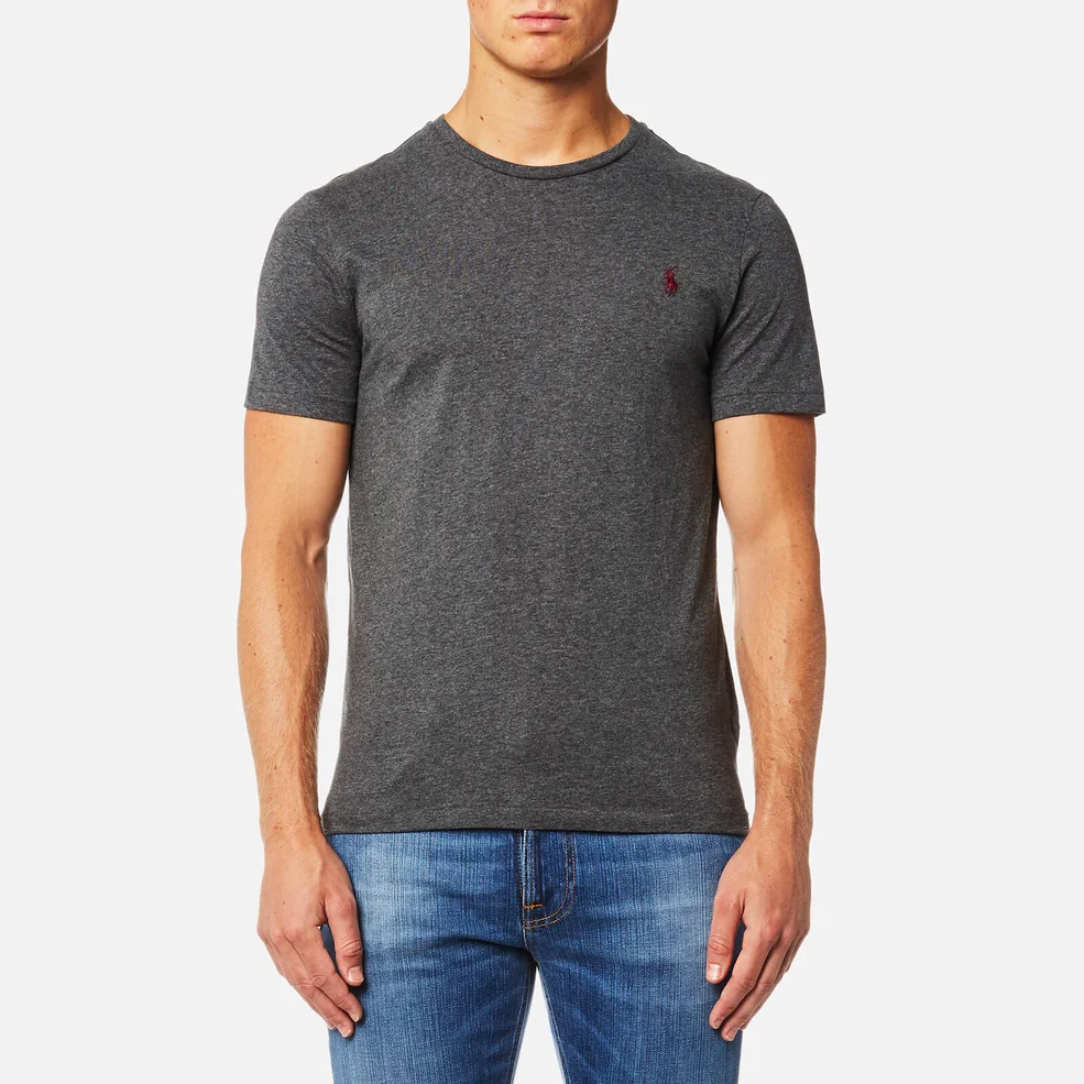 Polo Ralph Lauren Men's Basic T-Shirt - Charcoal Image 1