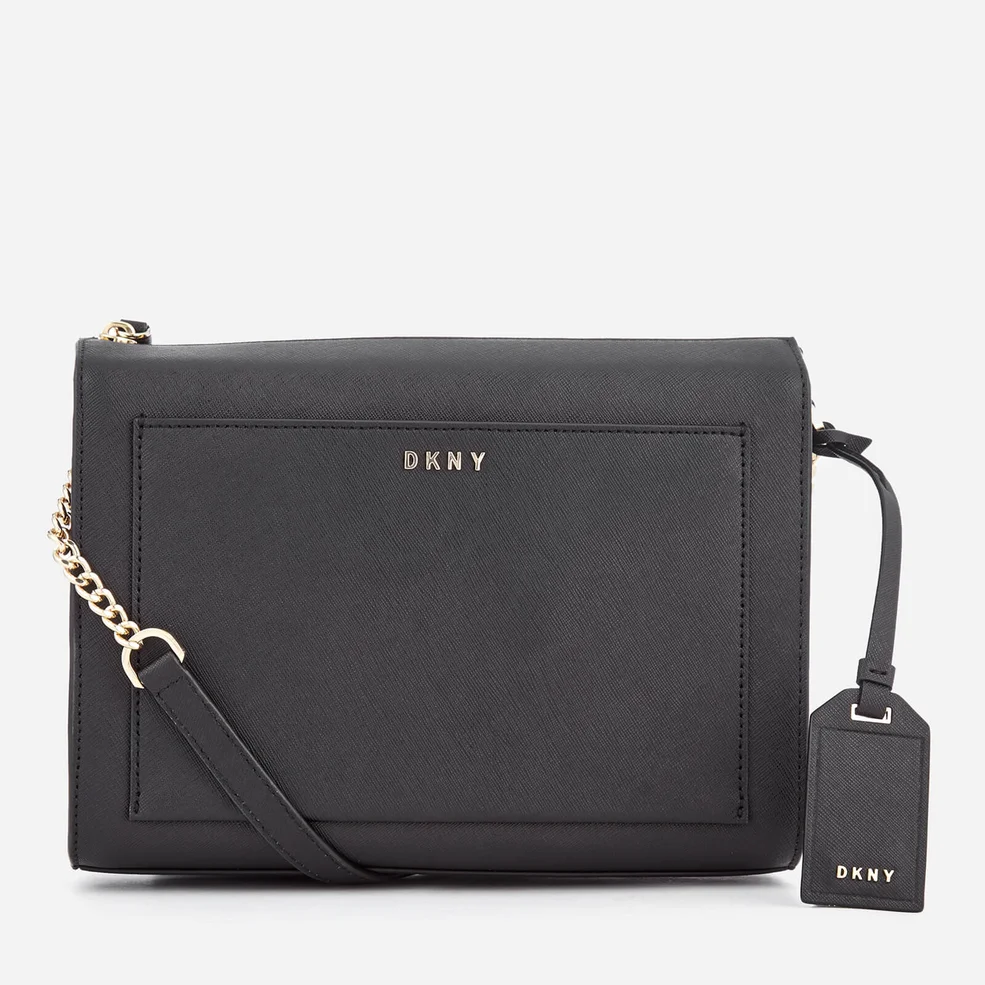 DKNY Women's Bryant Park Medium Box Cross Body Bag - Black Image 1