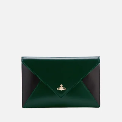 Vivienne Westwood Women's Private Envelope Clutch Bag - Green/Black