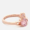 Vivienne Westwood Women's Reina Petite Ring - Pink Cubic Zirconia - Image 1