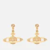 Vivienne Westwood Women's Mini Bas Relief Drop Earrings - Gold - Image 1