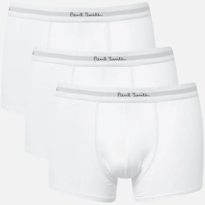 Paul Smith Men's 3 Pack Trunks - White