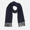 PS by Paul Smith Men's Twill Cashmere Scarf - Navy - Image 1