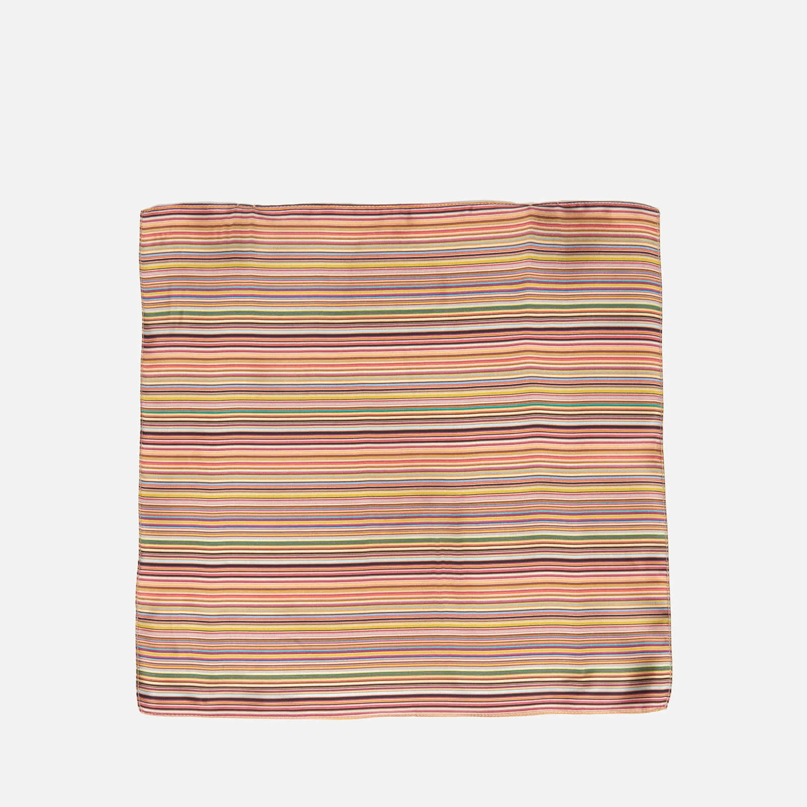 Paul Smith Men's Stripe Pocket Square - Multi Image 1