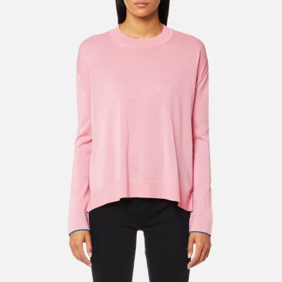 PS by Paul Smith Women's Oversized Crew Neck Jumper - Pink