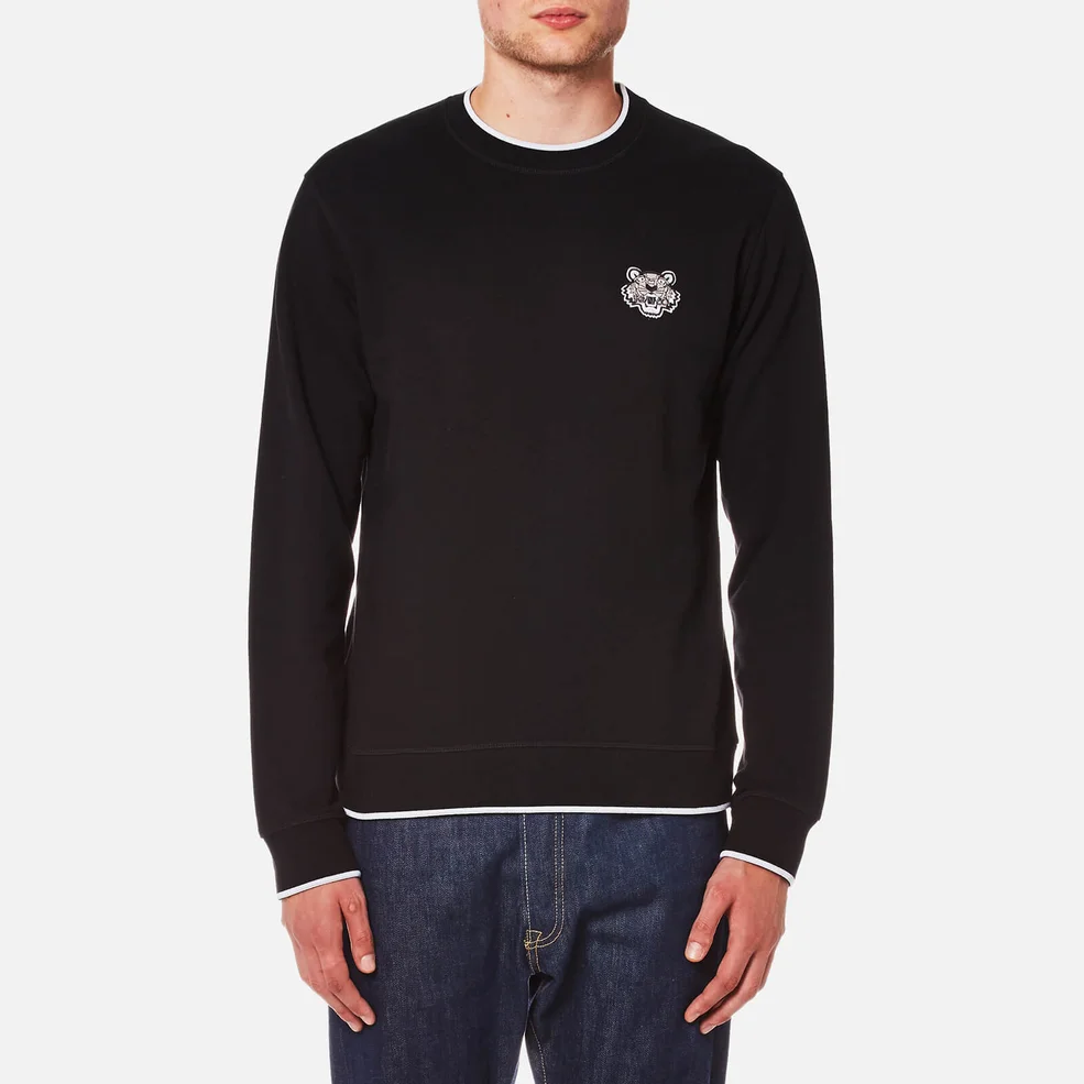 KENZO Men's Tiger Crest Sweatshirt - Black Image 1