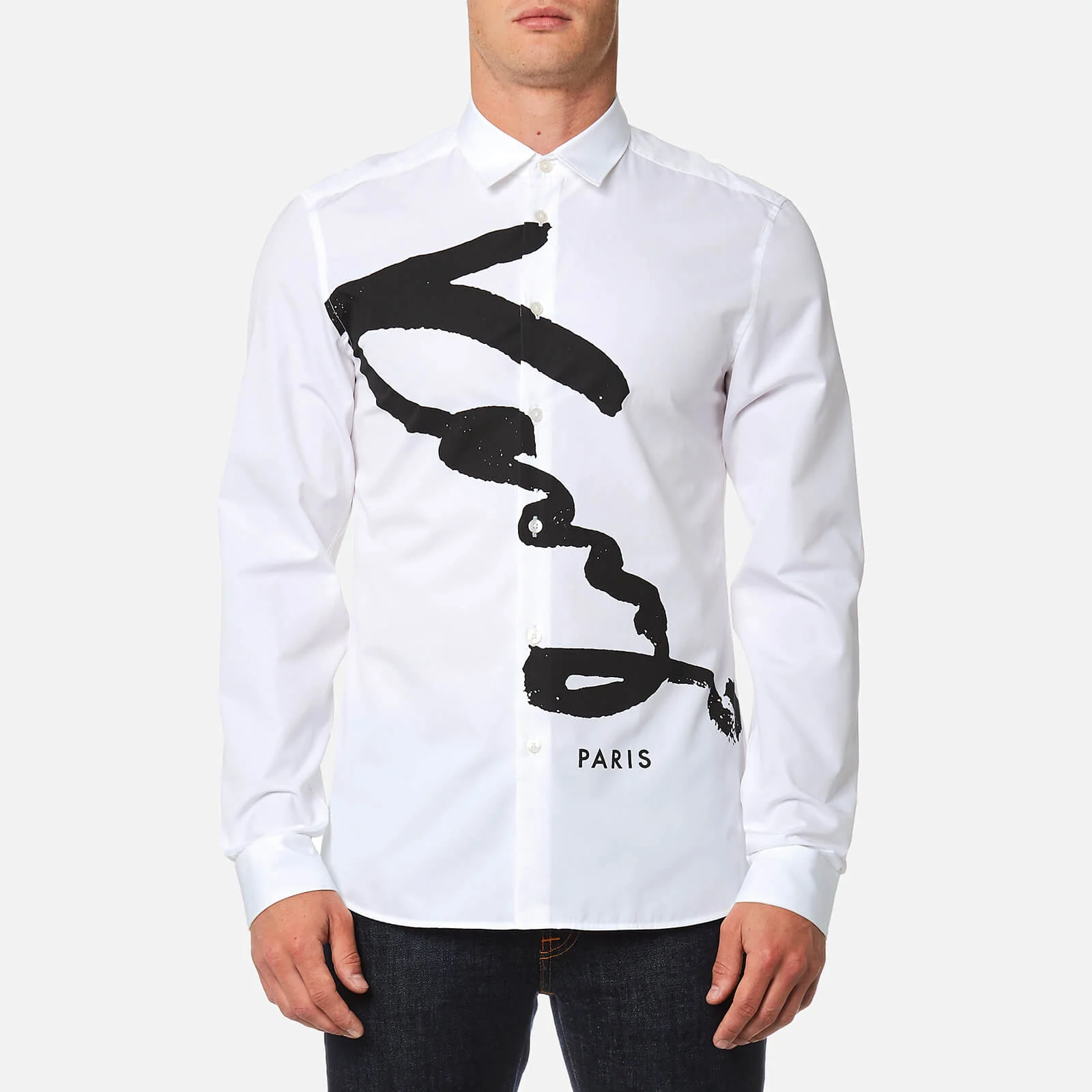 KENZO Men's Signature Shirt - White Image 1