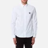 KENZO Men's Oxford Long Sleeve Shirt - White - Image 1