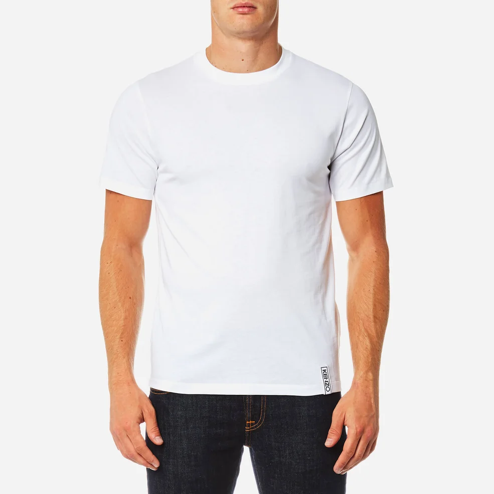 KENZO Men's Crew Neck Essential T-Shirt - White Image 1
