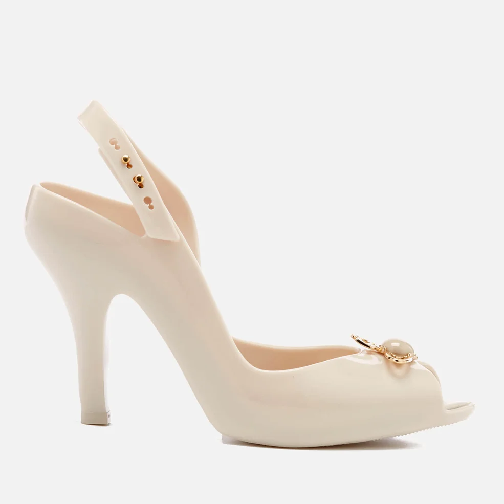 Vivienne Westwood for Melissa Women's Lady Dragon 18 Heeled Sandals - Ivory Pearl Orb Image 1