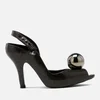 Vivienne Westwood for Melissa Women's Lady Dragon 18 Heeled Sandals - Black Glitter Globe - Image 1