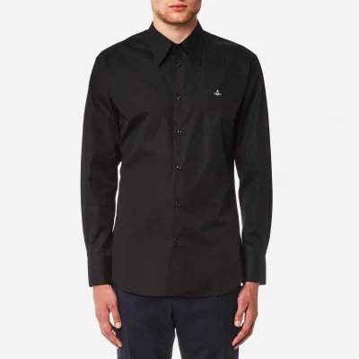 Vivienne Westwood Men's New Poplin Classic Cutaway Shirt - Black