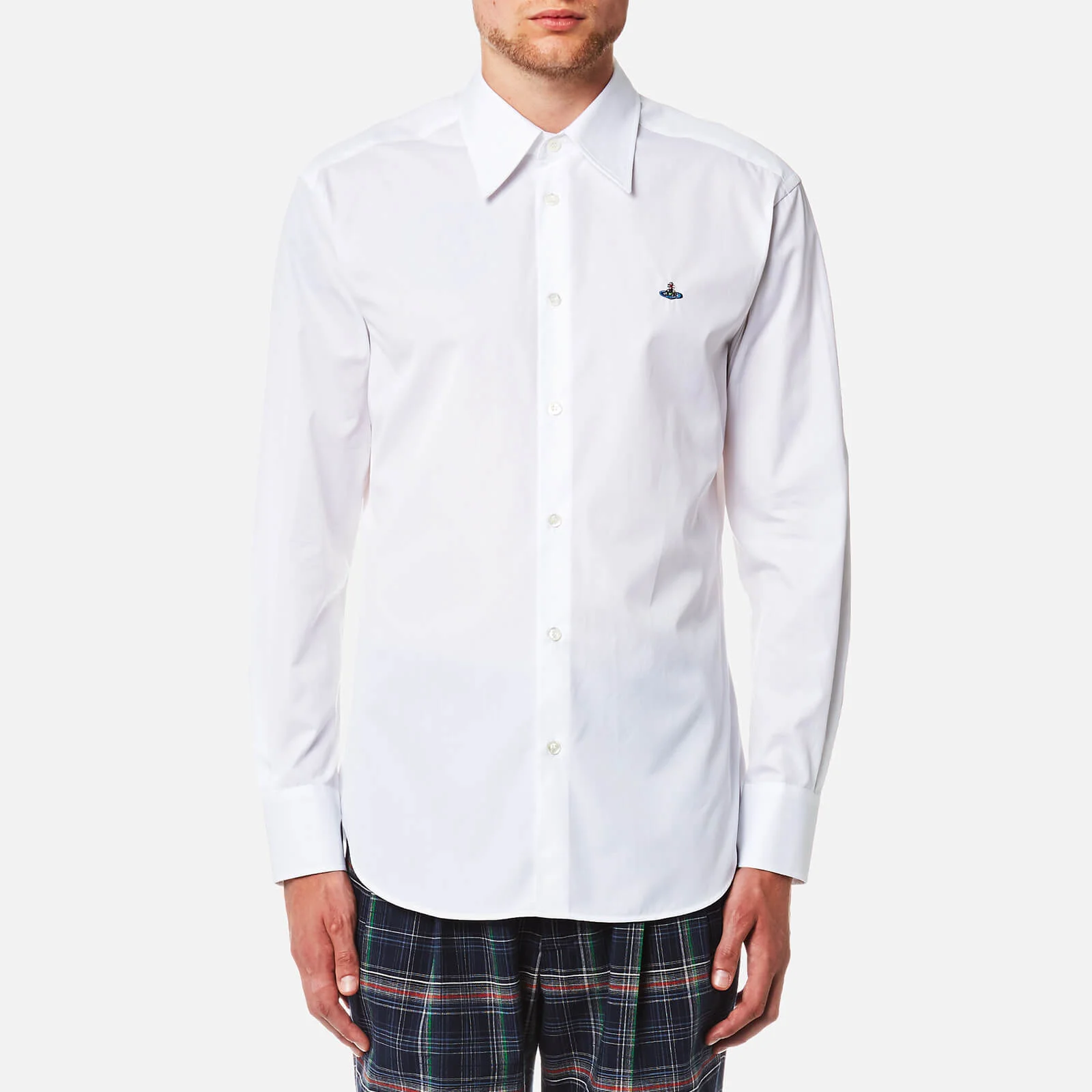 Vivienne Westwood Men's New Poplin Classic Cutaway Shirt - White Image 1