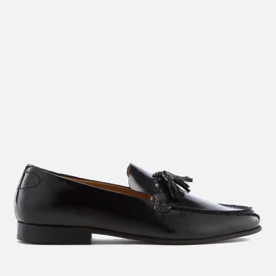 Hudson London Men's Bernini Leather Tassel Loafers - Black