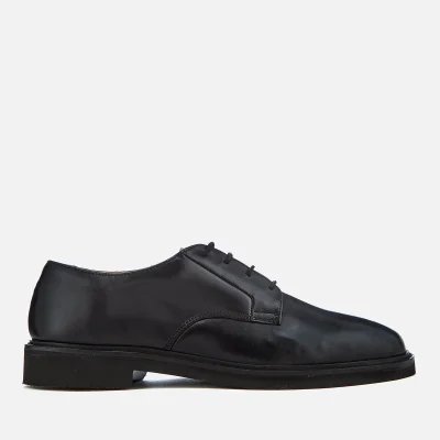 Hudson London Men's Ives Leather Light Derby Shoes - Black