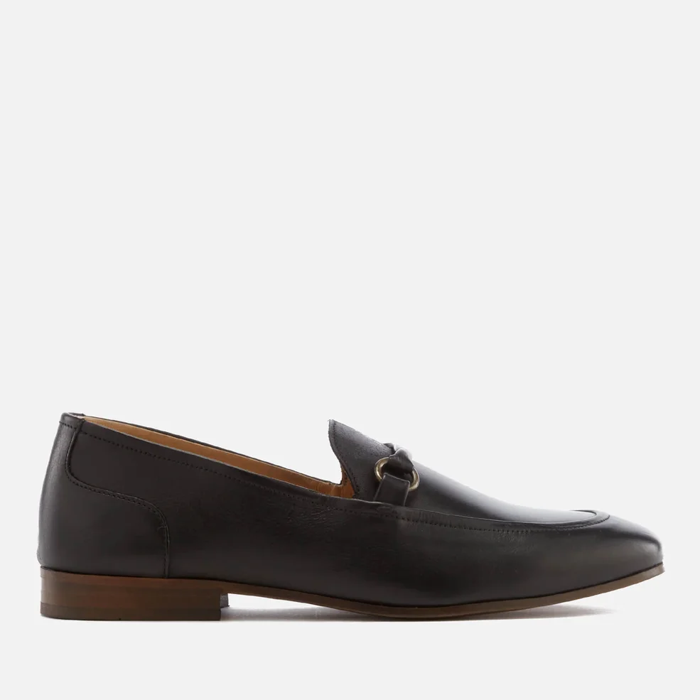 Hudson London Men's Renzo Leather Loafers - Black Image 1