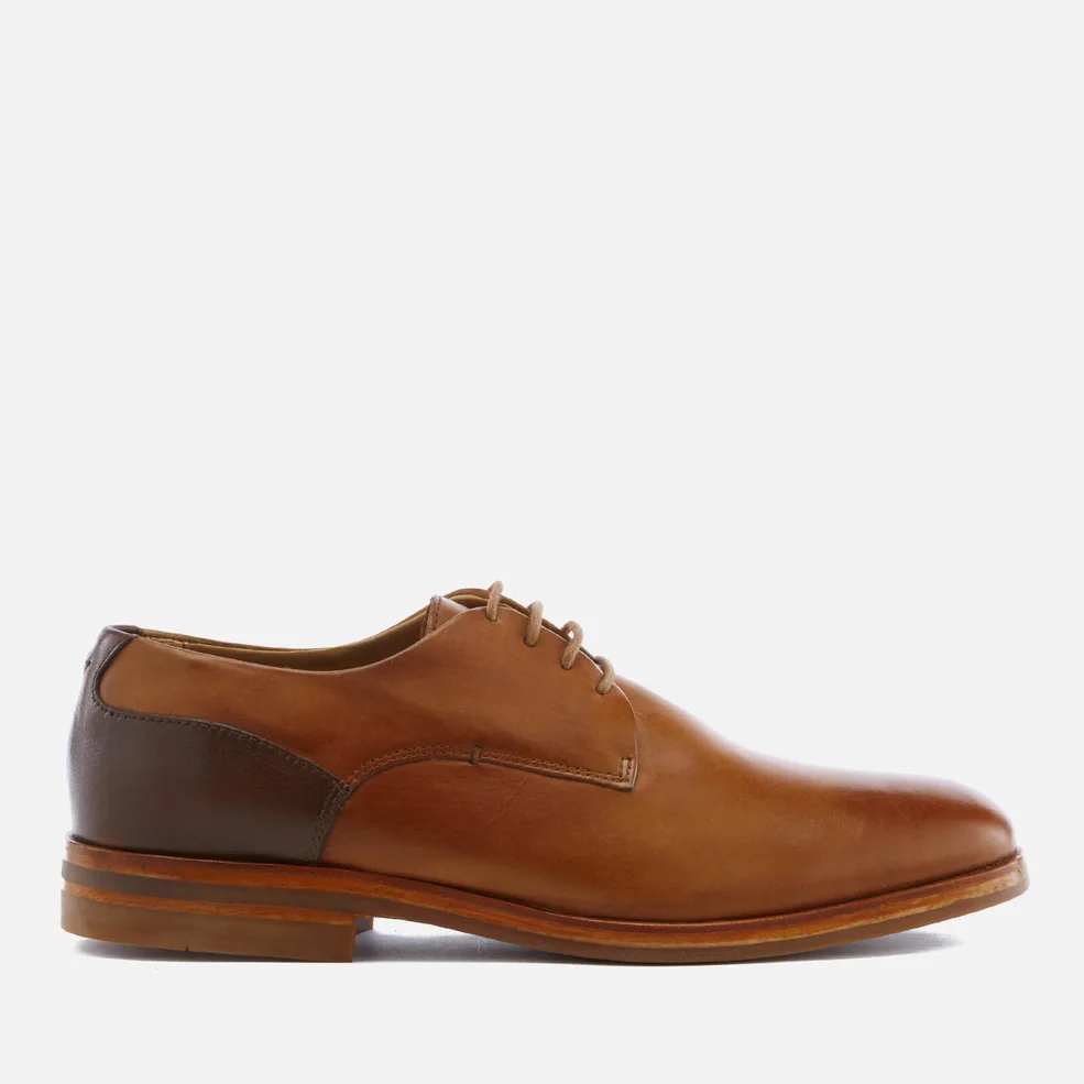 Hudson London Men's Enrico Leather Derby Shoes - Tan Image 1