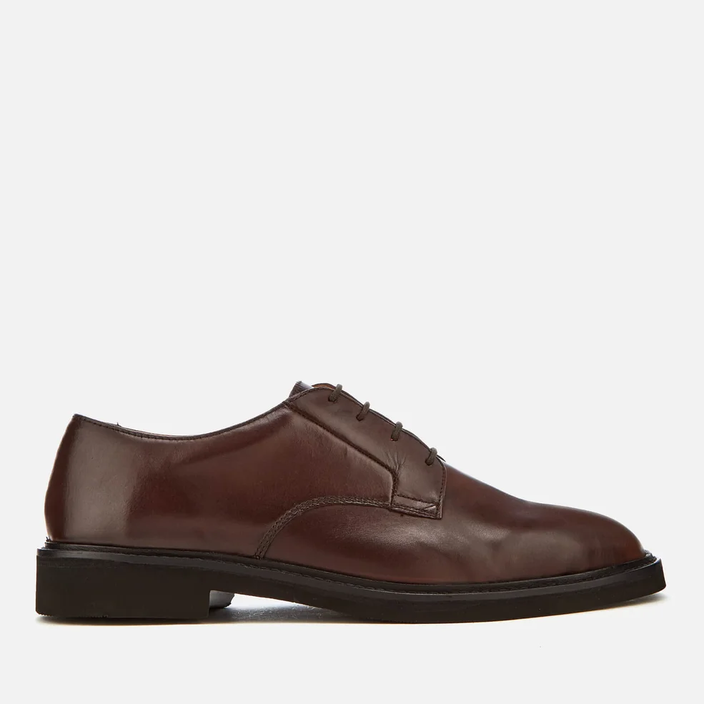 Hudson London Men's Ives Leather Light Derby Shoes - Brown Image 1